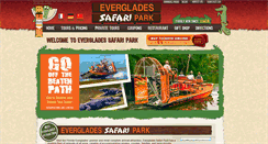 Desktop Screenshot of evergladessafaripark.com